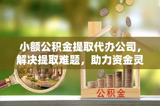 龙门小额公积金提取代办公司，解决提取难题，助力资金灵活使用