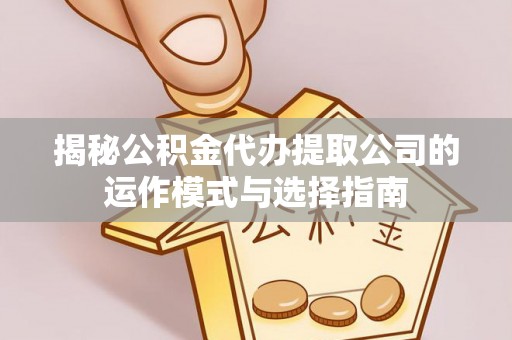 龙门揭秘公积金代办提取公司的运作模式与选择指南
