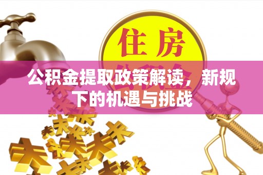 龙门公积金提取政策解读，新规下的机遇与挑战