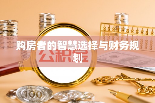 龙门购房者的智慧选择与财务规划