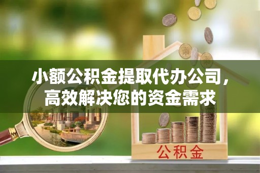 龙门小额公积金提取代办公司，高效解决您的资金需求