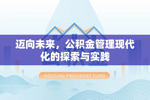 龙门迈向未来，公积金管理现代化的探索与实践