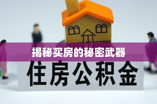 龙门揭秘买房的秘密武器