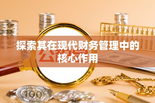 龙门探索其在现代财务管理中的核心作用