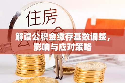 龙门解读公积金缴存基数调整，影响与应对策略
