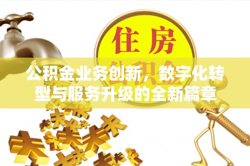 龙门公积金业务创新，数字化转型与服务升级的全新篇章