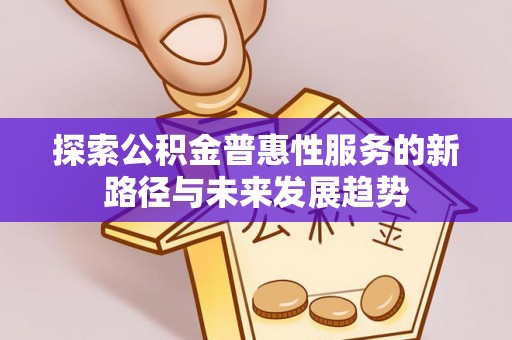龙门探索公积金普惠性服务的新路径与未来发展趋势