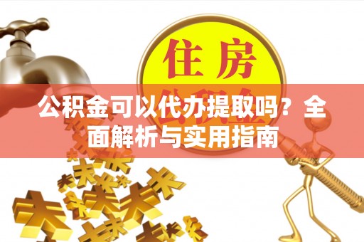 龙门公积金可以代办提取吗？全面解析与实用指南