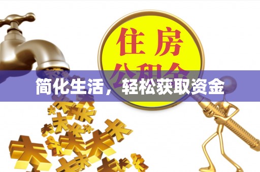 龙门简化生活，轻松获取资金