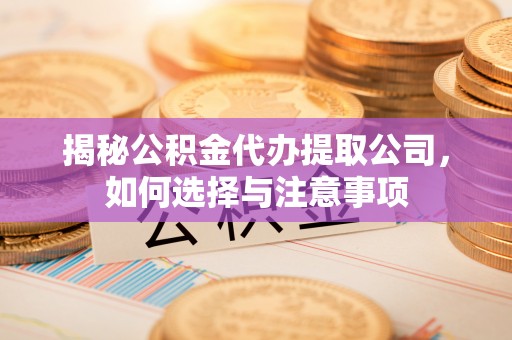 龙门揭秘公积金代办提取公司，如何选择与注意事项