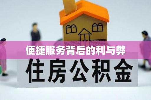 龙门便捷服务背后的利与弊